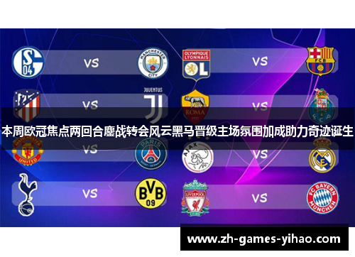 本周欧冠焦点两回合鏖战转会风云黑马晋级主场氛围加成助力奇迹诞生